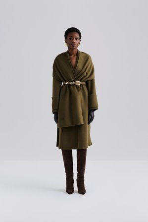 Malina - Elelia coat - 40 - Olive