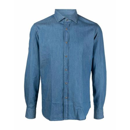 Xacus Denim Shirts Blå, Herre Skjorter