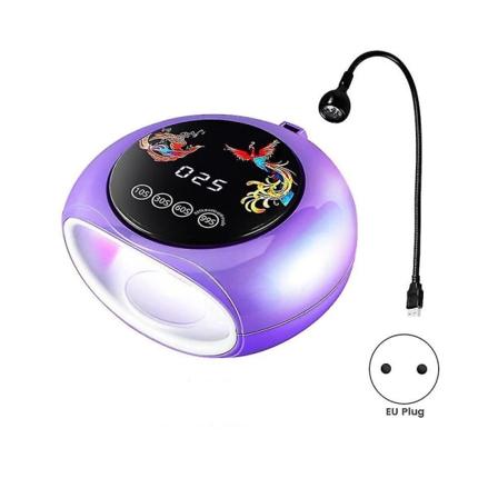 660 nm aallonpituus punainen valo manikyyrilamppu 360 UV kovettuva valohoitokone led manikyyrilamppu purp