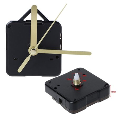 DIY Quartz Clock Movement Silence Quartz Clock Core Tillbehör Tillbehör för väggmonterade spetsiga nålar Tillbehör
