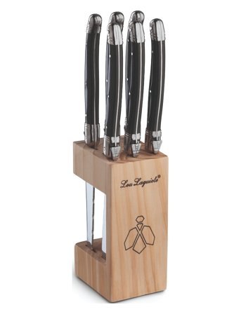 Tradition Steak Knifes 6-Pcs Antracit Patterned Lou Laguiole