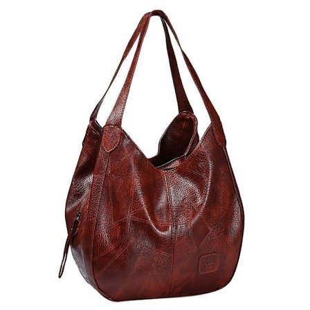 Hög kapacitet dam axelväskor PU läder topphandtag väskor designer handväskor