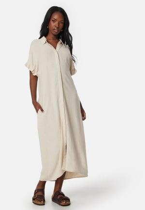 Object Collectors Item Objsanne Tiana S/S Dress 38 Sandshell Hverdagskjoler Dam