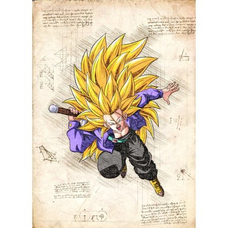 A3 Print - Dragon Ball Z - Trunks