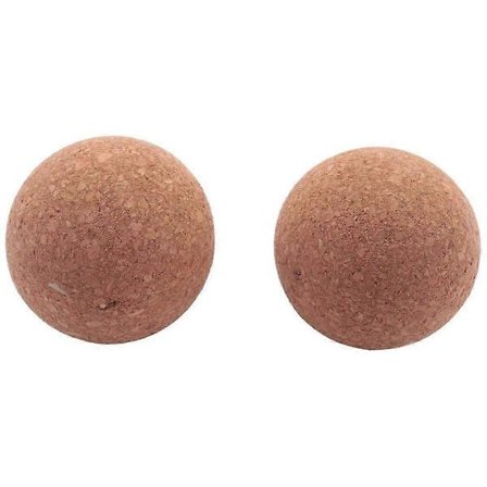 2 stk. Vinkorkprop af trækugle, korkkugleprop til vin karaffel flaske udskiftning js