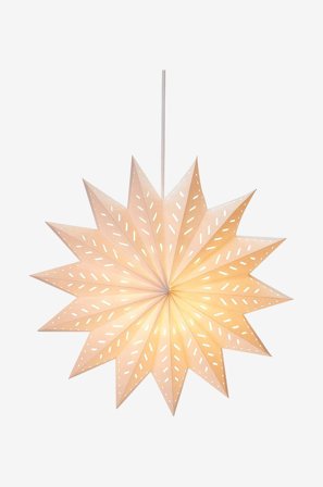 PR Home - Julestjerne Alfa 50 cm - Hvid - Adventsstjerner - Fra Homeroom