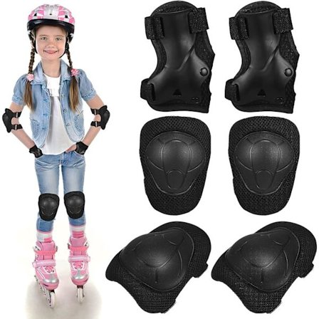 Knebeskyttere for barn, sykkelbeskyttelse for barn, knebeskyttere for barn, albuebeskyttere for håndleddsbeskyttere, beskyttelsesutstyr for 