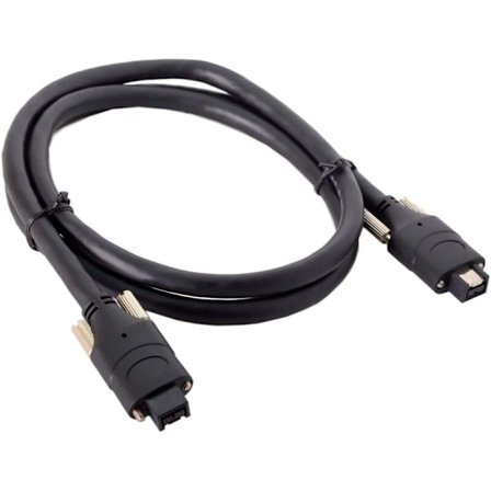 Firewire 800 Ieee 1394 9-pinners plugg til 9-pinners støttetype skruekabel for kamera 1,0 m