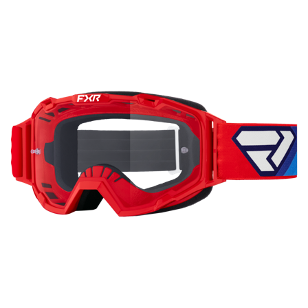 FXR Maverick Prime MX-Crossglasögon Röd