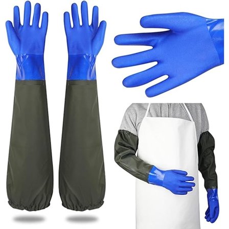 Lange gummihandsker - Handsker - Vandtætte handsker - Damhandsker - Bilvaskhandsker - Pyntehandsker