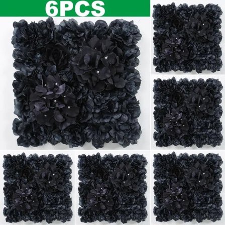 Kunstige Blomster Væg Panel 3D Blomster Baggrund Faux Roser til Væg fest Bryllup Brude Bruse Udendørs Dekoration