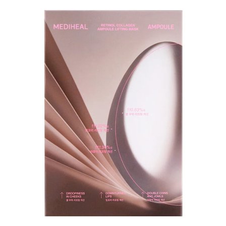 MEDIHEAL Retinol Collagen Ampoule Lifting Mask 30 ml - sheetmask med retinol