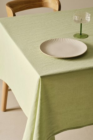 Jotex - Duk Linmiks (Field Unset) Lys grønn - LINA - Kjøp Duker hos Jotex