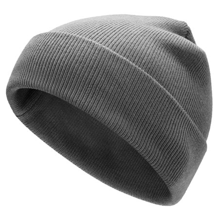 Hiems | Gorro de algodón reciclado gris para hombres - Gorros de punto