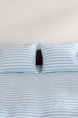 Jotex - Putevar 2-pk 50x60 Cm Himmelblå/hvit - KAYO - Kjøp Putevar hos Jotex