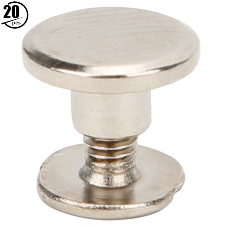 20 sarjan messinkiniitti Tilinpito Kirja Yhdistävät Ruuvit Muistikirja Sidonta Vyö NupitHopea