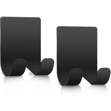 Rakhylla Hållare Rakhylla Krok Hållare Rack (2 st) Självhäftande Krok Kraftig Rostfritt Stål