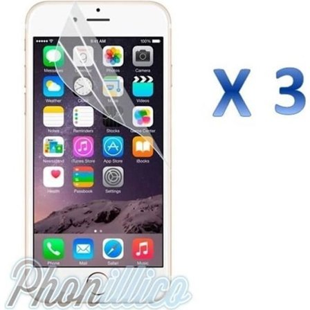 Filmskydd Ecran - Phonillico - Apple iPhone 7 - Paket med 3 - Mjuk plast - Repfri