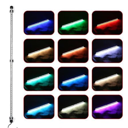 LED-lampa för akvarium, nedsänkbar, ljuslist