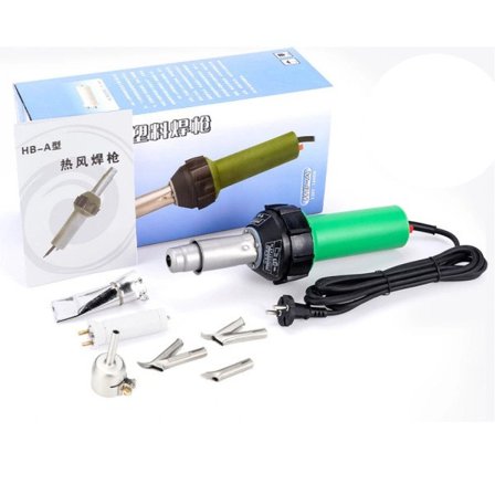 Plast Varm Luft Svejsepistol Brænder Med Dyse Rulle Svejsemaskine Varme pistol sæt