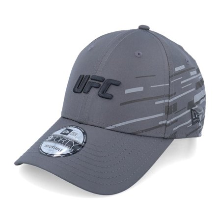 New Era - Grå adjustable Keps - Nylon Side Prnt 9FORTY Ufcmma Grey Adjustable @ Hatstore