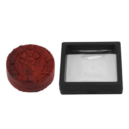 Håndlavet Rosen Træ Magnetisk Push Slider Fidget Legetøj til ADHD Ørne Badge