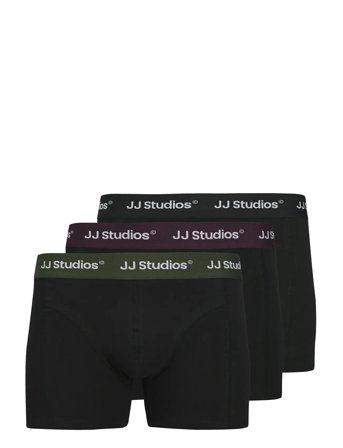 Jacsoho Solid Trunks 3 Pack Noos Black Jack & J S