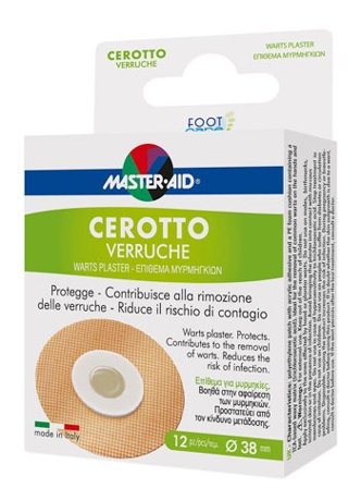 Master Aid Foot Care Cerotto Verruche 12 Pezzi