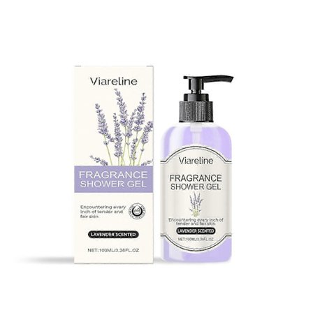 Viareline doftande duschgel (lavendeldoft) återfuktar och ger näring till huden, vilket förbättrar torrhet i kvinnors duschgel