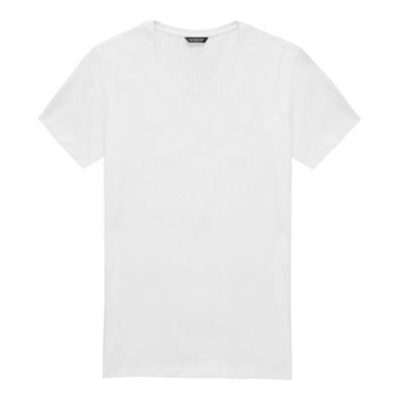 Borgio, T-shirt męski colli biały L Biały, Mężczyzna, Rozmiar: L