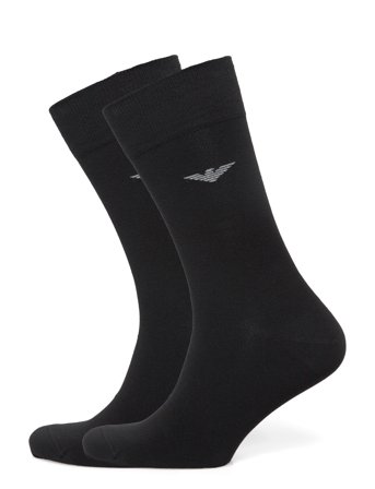 Men's Knit Short Socks Black Emporio Armani