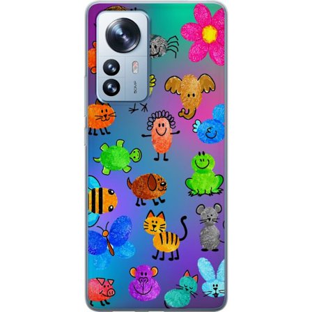 Yhteensopiva Puhelinkuori Xiaomi 12 Pro Little Scribble Friends