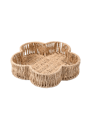 PORTOLINO LIVING Brödkorg FLOWER 26 cm Köksredskap Brun ONESIZE