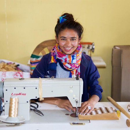 Woven Prosjektveske sweet-sunrise 17x15x12