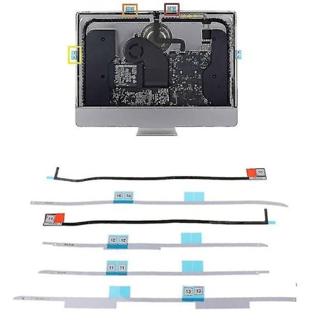 LCD-skærmlim tape LCD-skærmlim reparationssæt til Imac 27" A1419