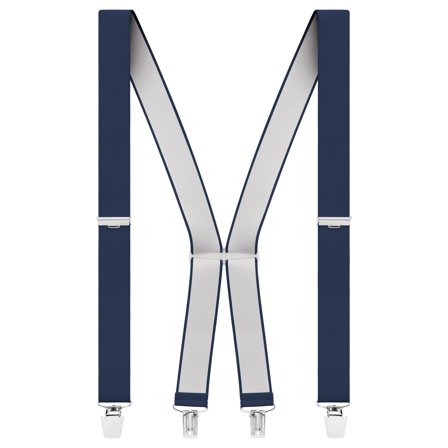 Jednobarevné královsky modré šle na klip pro muže - Šle na klip