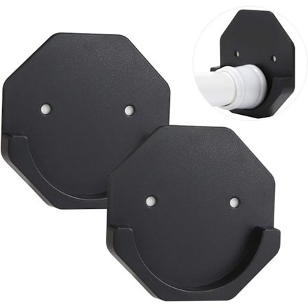 Suihkuverhon tangon seinäkiinnike - Naula-vapaa verhotangon kiinnike