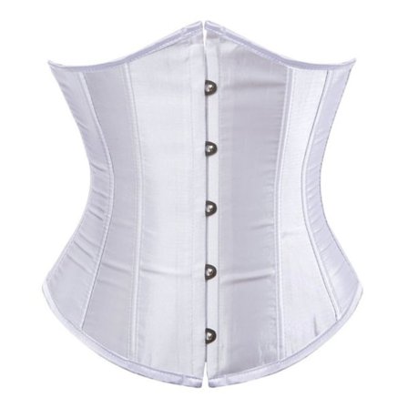 Underbust Korsett Corselett Undertøy HVIT XXXL hvit XXXL