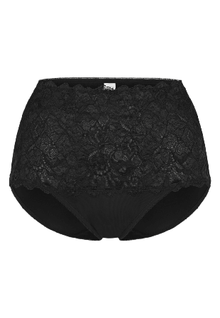 Swegmark Soft Lace Maxi Briefs Trosor Dam Svart XXL
