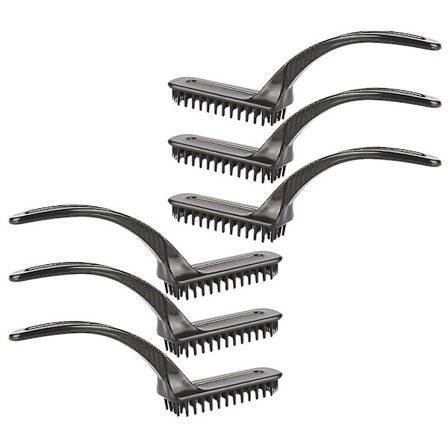 6 stk. hårkamme til kvinder, salonsalonbørster, hårbørste til kvinder, professionel hårfarvebørste, balayage-hårbørste