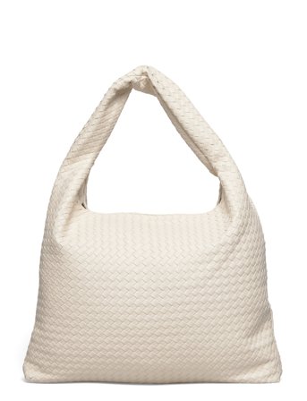 Gina Tricot Braided Large Bag - Beige - ONE SIZE