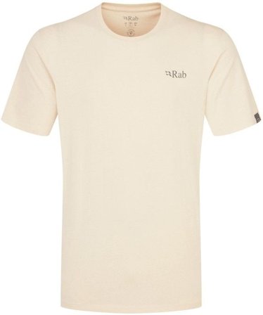 Rab Stance Mountain Peak Tee Mens Ecru