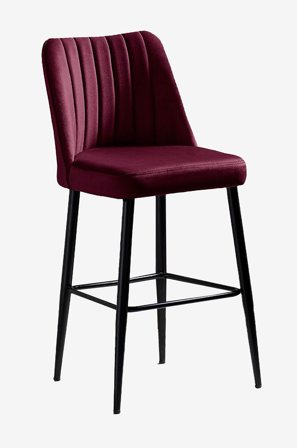 Hanah Home - Set med barstolar (2 st.) - Vento - Röd - Barstolar & pallar - Från Homeroom