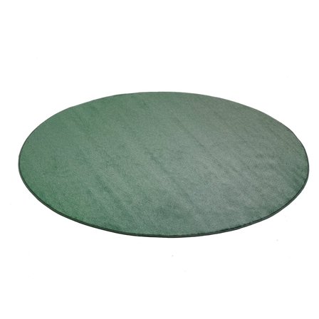 Round play mat KALLE, Ø2500 mm, green