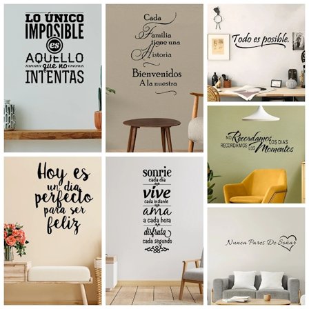 1pc Modern Motivational Phrases Wall Art Stickers Pvc Material For Living Room Bedroom Wall Stickers Waterproof Wallpaper