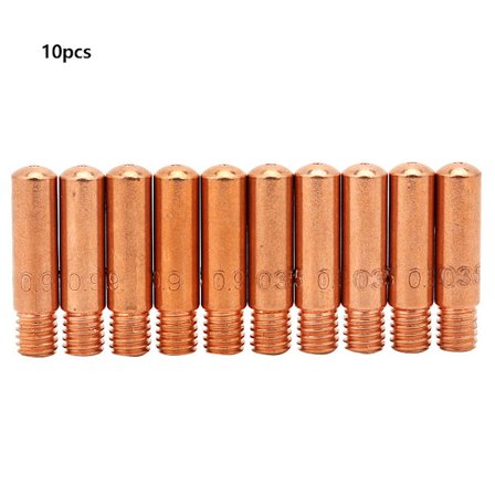 10 stk. MIG svejsepistol kontakt spids 1135 til Tweco Mini #1 & 100L