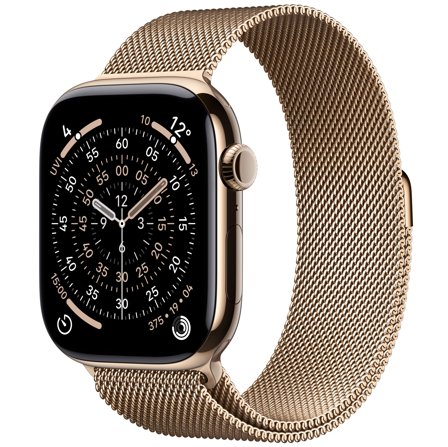 Apple Watch 11 46mm GPS+5G Titan Milanaise S/M gold/gold