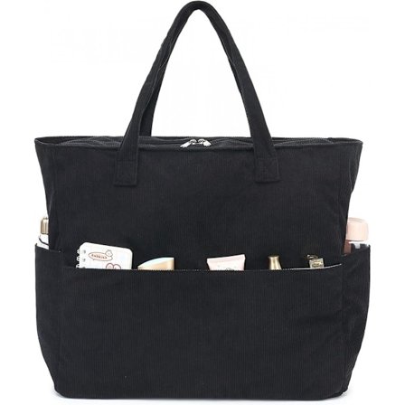 Damehåndtasker Stor strandtaske med lynlås Skuldertaske Indkøbstaske Laptoptaske Shopper Sportstaske til opbevaring af tøj badehåndklæder badetøj vand