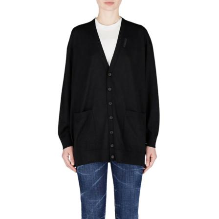 Dsquared2, Cardigans Zwart, Dames, Maat:2XS