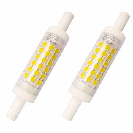 Lampa - LED-lampa - halogenlampa Yakaiyal - AKDIM78R7S-5W-CWx2-FBA